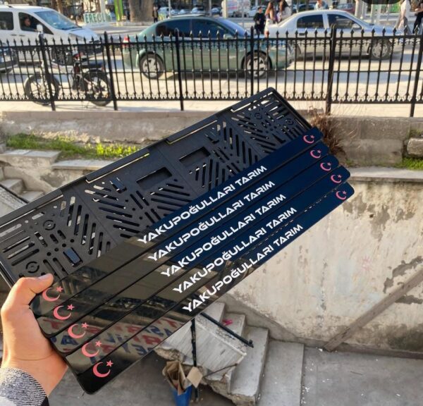 Kişiye Özel Parlak Laklı Plakalık