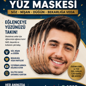 Bekarlığa Veda Damat Maskesi