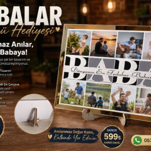 Babalar Günü Fotograflı Pano